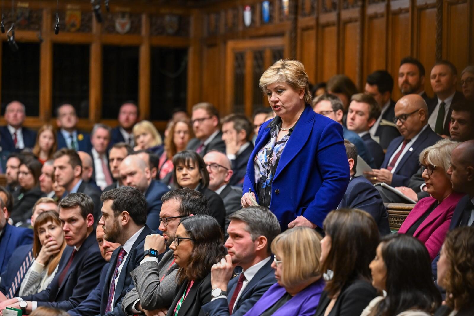 Emily speaking in the Chamber